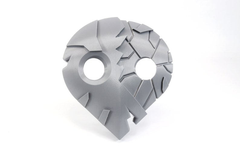 Ruptured Sachiel Archangel Mask DIY Cosplay Prop Kit - Cyberpunk Facemask, Dystopian Face Guard image 6
