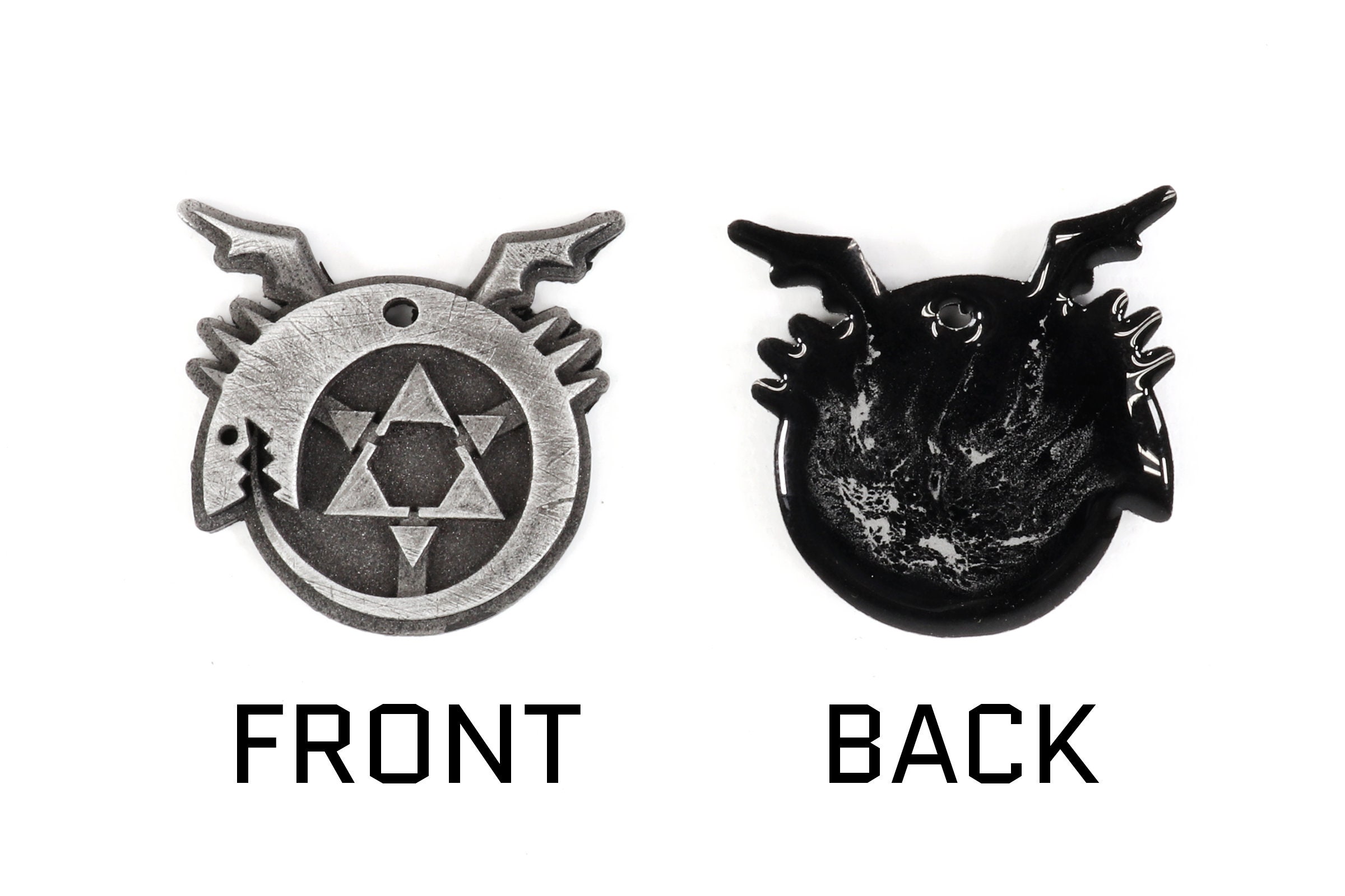 Ouroboros Symbol-aluminum Keychain/necklace for Cosplay-homunculi