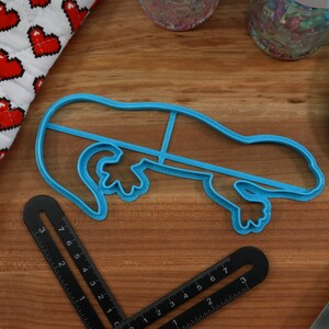 Leopardgecko Ausstecher - Reptil Backen, Gecko Geschenk Leo Gecko Outline