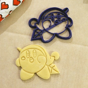 Cortadores de biscoitos Kirby Star Allies - Waddle Dee, King DeDeDe, Sleepy Kirby Sword Kirby
