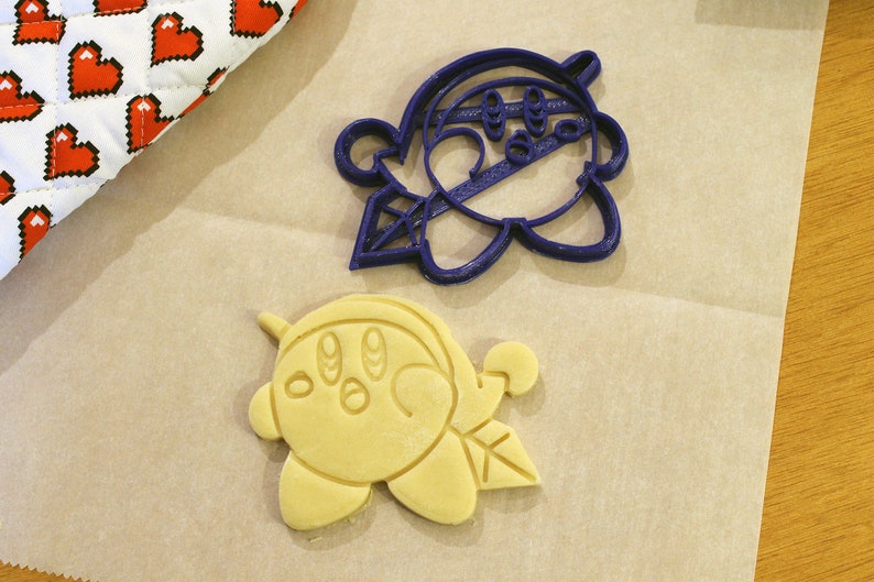 Cortadores de biscoitos Kirby Star Allies - Waddle Dee, King DeDeDe, Sleepy Kirby Sword Kirby