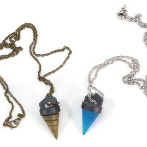 Gurren Lagann Drill Necklace / Keychain Core Drill Anime gifts for Tengen Toppa Gurren Lagann KY1 image 2