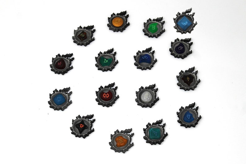 FFXIV Glow Dangle Earrings Soul Crystal /Job Stone FF14 Final | Etsy