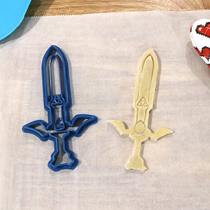 Legend of Zelda Cookie Cutters: Master Sword, Shield, Sheikah Slate Master Sword