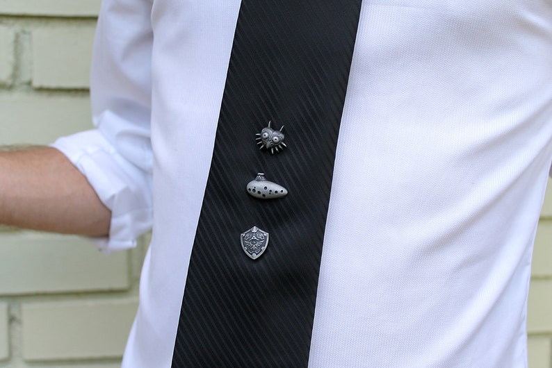 Zelda Pin Set: Majora's Mask, Ocarina, Hylian Shield SPN1 image 3