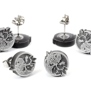 YinYang Chocobo FFXIV Yin & Yang Earrings Pair - Chocobo Earrings - Final Fantasy Cosplay | ERG1