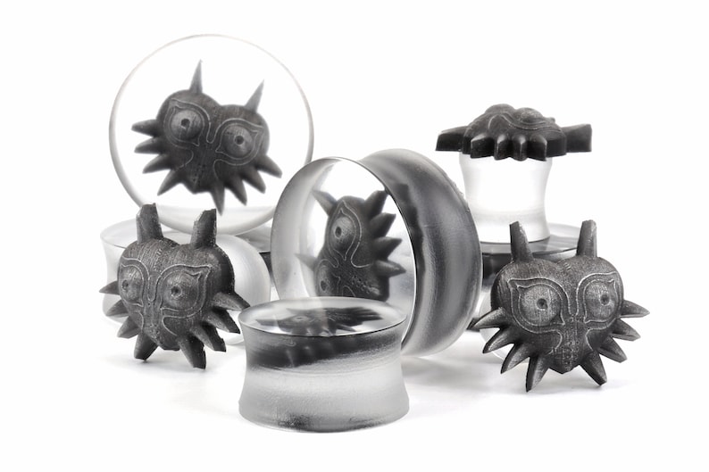 Majora's Mask Resin Ear Gauges: Zelda Legend Plugs / Gauges image 8