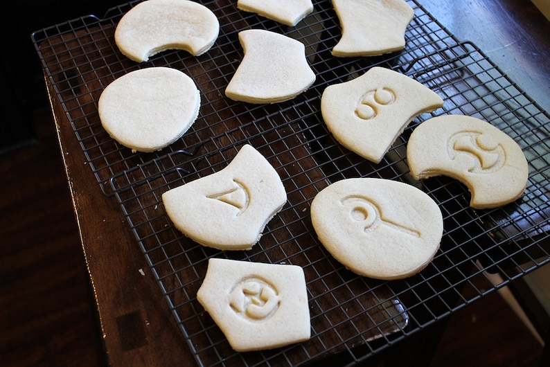 FFXIV Soul Stone Cookie Cutters Set 3 of 4 Whm, Sam, Sch, Smn, War FF14 WHM Soul Crystal Cookie Cutter image 2