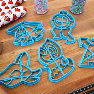 Deltarune Cookie Cutters Enemies - Tasque Manager, ViroVirokun, Rudinn, Popup, King Round - Undertale / Baking Gift image 9