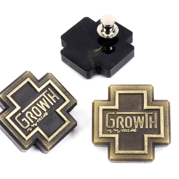 Brisket Pin - Growth Plus Pin - Pinback Buttons - Brisket Plus Symbol Cosplay - Burijitto Symbol | SPN1