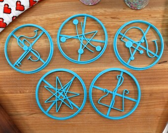 Lovecraft Great Old Ones Cookie Cutters - Cthulhu Mythos Baking, Set 2