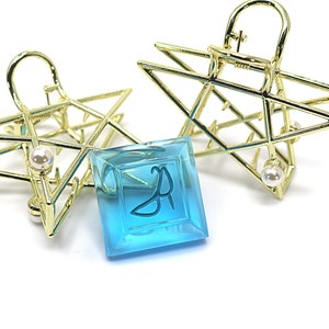 Blue Mage Soul Crystal: FFXIV Job Stone, Hand Painted Resin PJSKY1 image 9