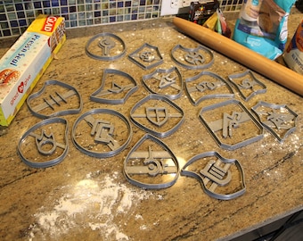 FFXIV Soul Stone Cookie Cutters: Full Set of 20, Gamer Baking