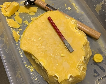 1/2 Lb NJ Pure Bulk Beeswax Chunks