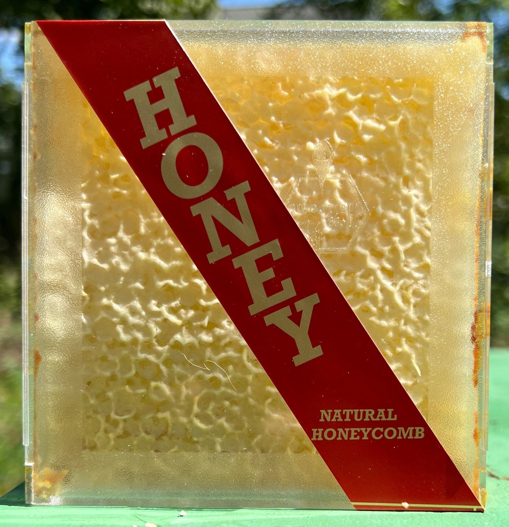 FREE SHIPPING Raw Honey Comb 14-15 Oz From North New Jersey