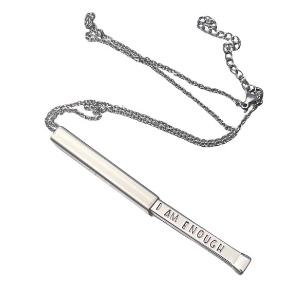 Hidden Message Bar Necklace | Custom | Personalized