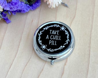 Pastillero personalizado grabado