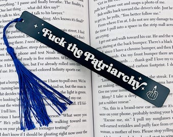 Fuck the Patriarchy | Metal  Bookmark