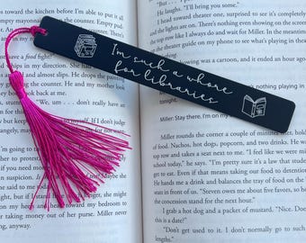 I'm such a whore for libraries | Metal  Bookmark