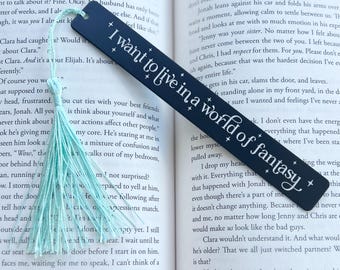 I want to live in a world of fantasy | Metal  Bookmark