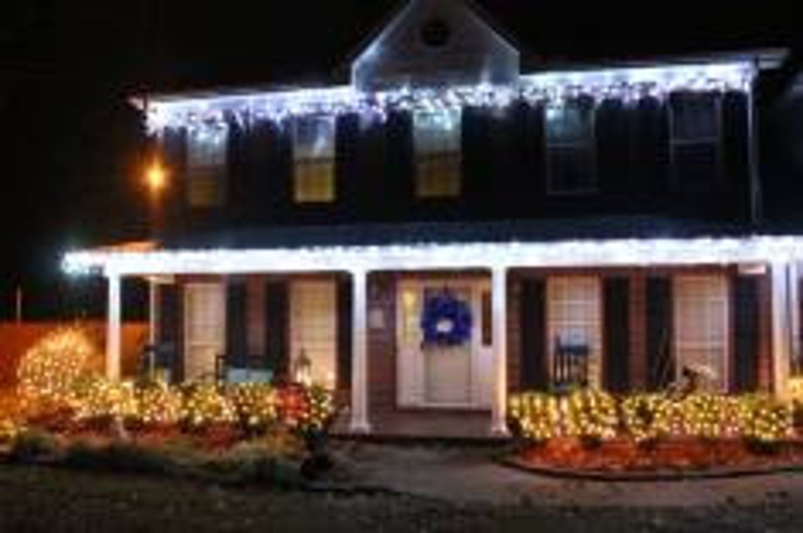 300 Ct White Christmas Hookchristmas Light Hanger for Gutters With