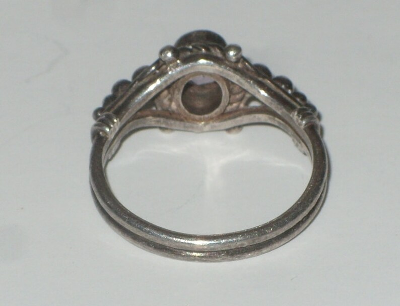 Silver Womans Ring Light Purple Amethyst Color Stone Womans Jewelry Jewellery Gift For Her