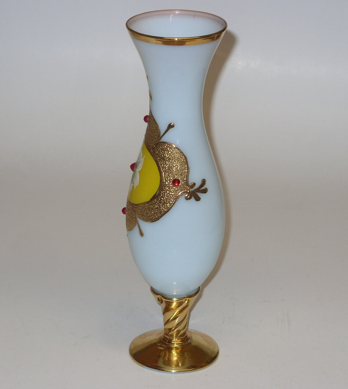 Elegant Authentic Murano Glass Vase Made in Italy 18K Gold Etsy