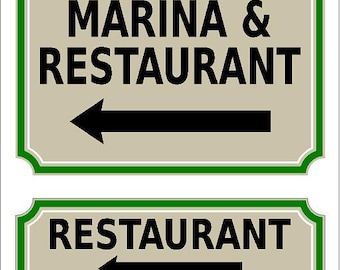 MARINA & RESTAURANT SIGNS