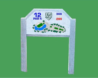 Granite post and panel sign system 18 x 30" gray 4 x 4 granite posts