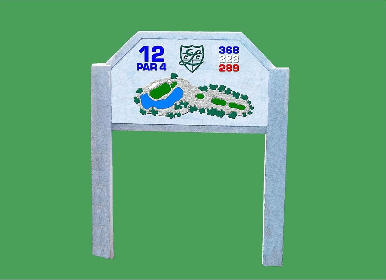 Granite Post and Panel Sign System 18 X 30 Gray 4 X 4 Etsy