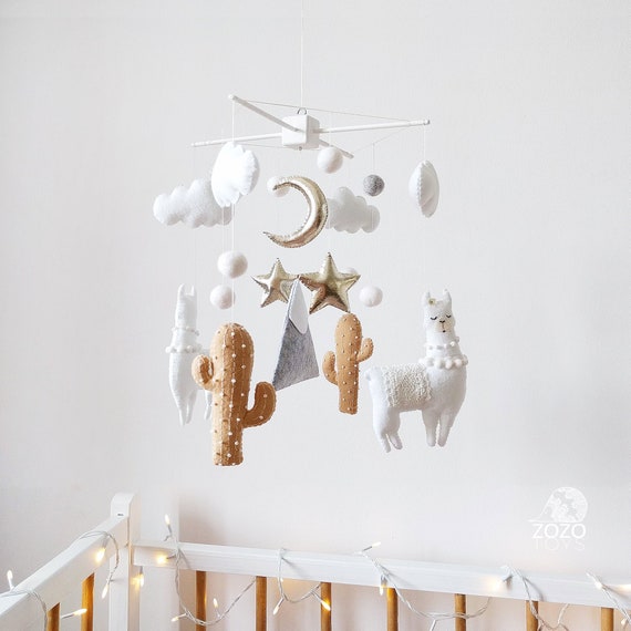 llama baby mobile