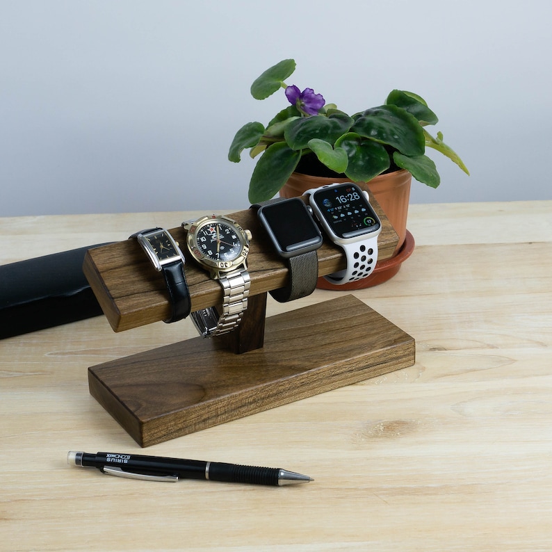 Wrist watch stand holder gift anniversary men's watch Etsy