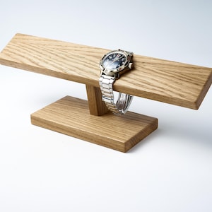 Man watch stand for six watches, watch storage