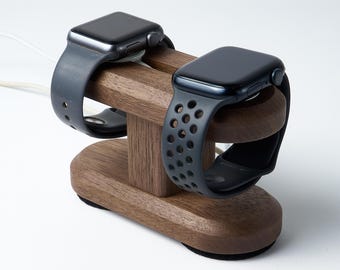 Supporto per Apple Watch per 2 orologi, supporto di ricarica per Apple Watch tutte le serie 1 / 2 / 3 / 4 / 5 / 6 / 7 / 8