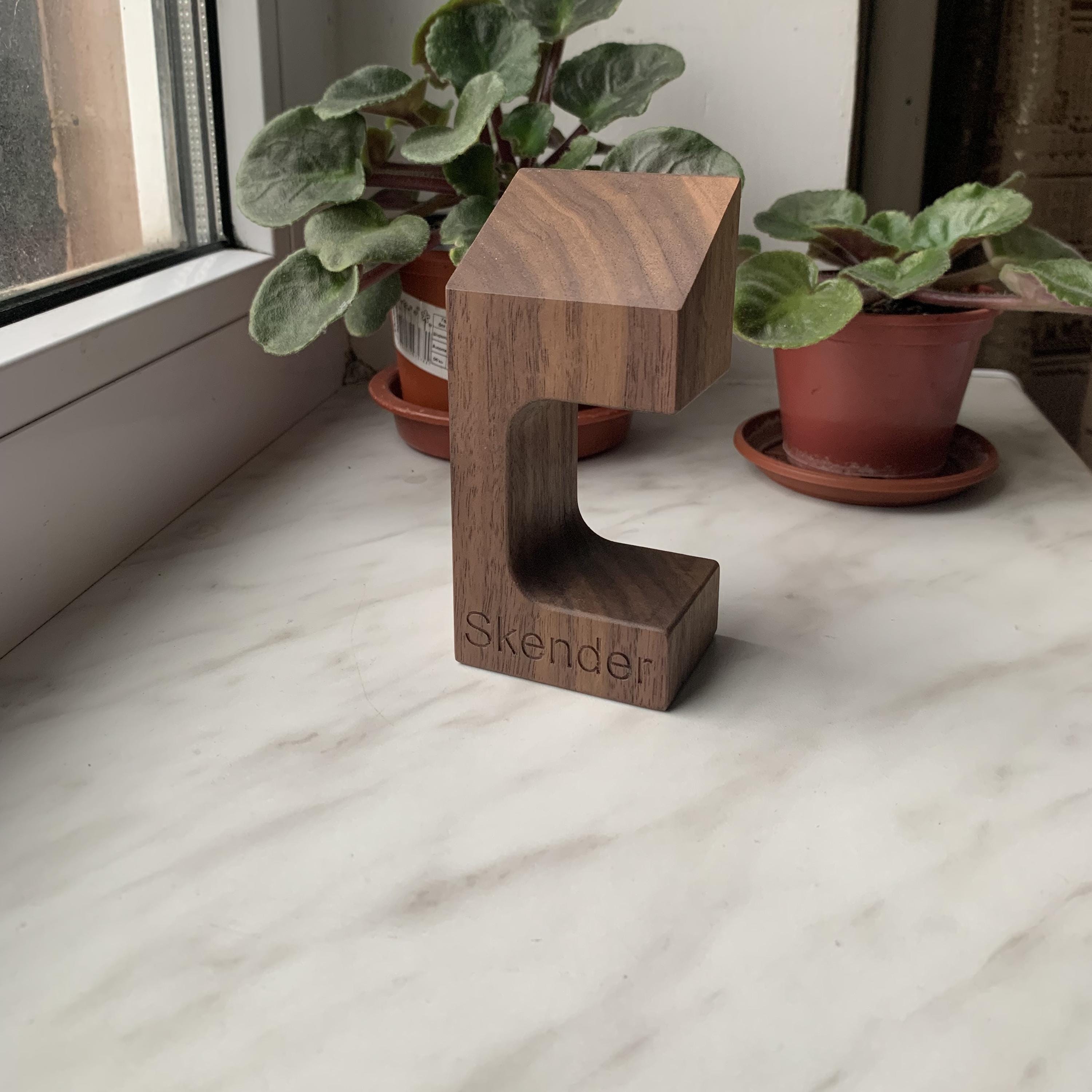 Supporto singolo chiuso 28mm Parigi in legno rovere naturale 12cm