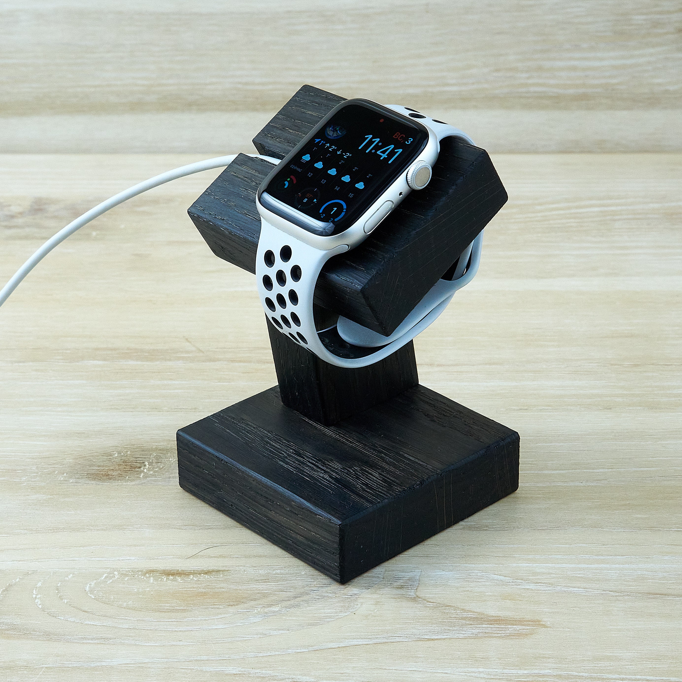 Apple Watch Stand Wooden Stand For Smart Watch Iwatch Dock Etsy