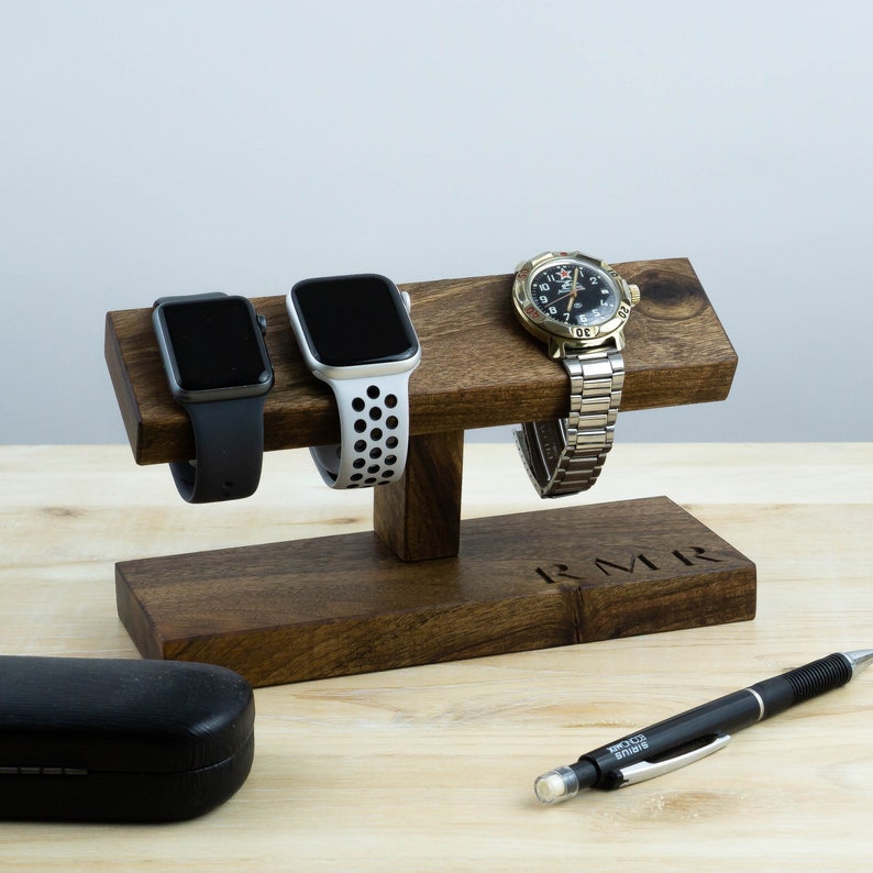 Wrist watch stand holder gift anniversary men's watch Etsy
