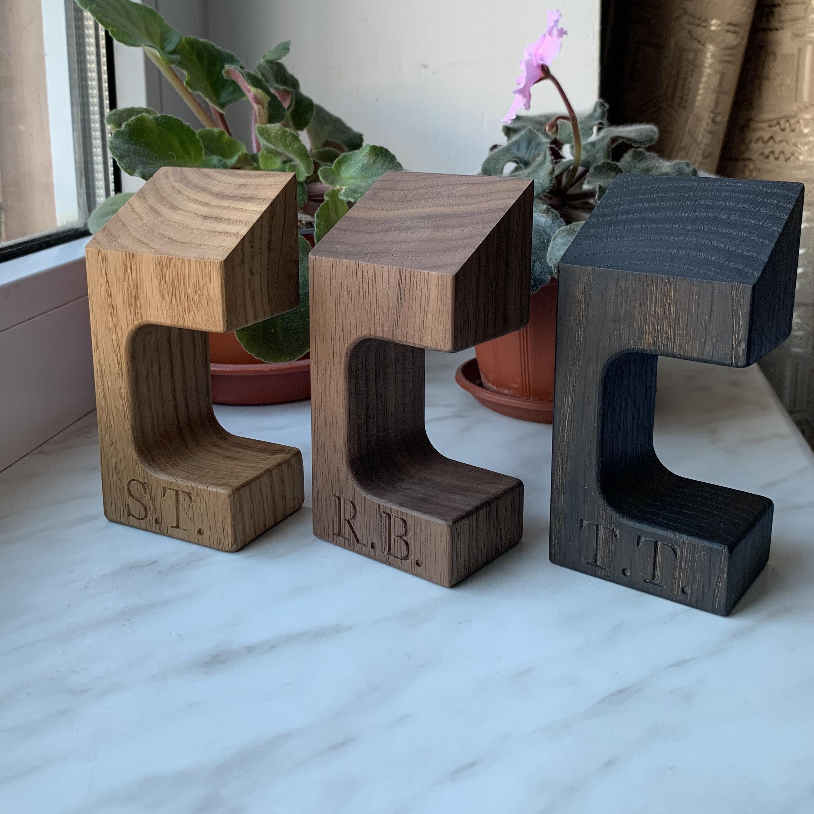 Supporto Per Orologi In Acrilico E Legno Di Noce - Espositore Elegante A Forma Di C, Per Un Solo Orologio, Anti-graffio