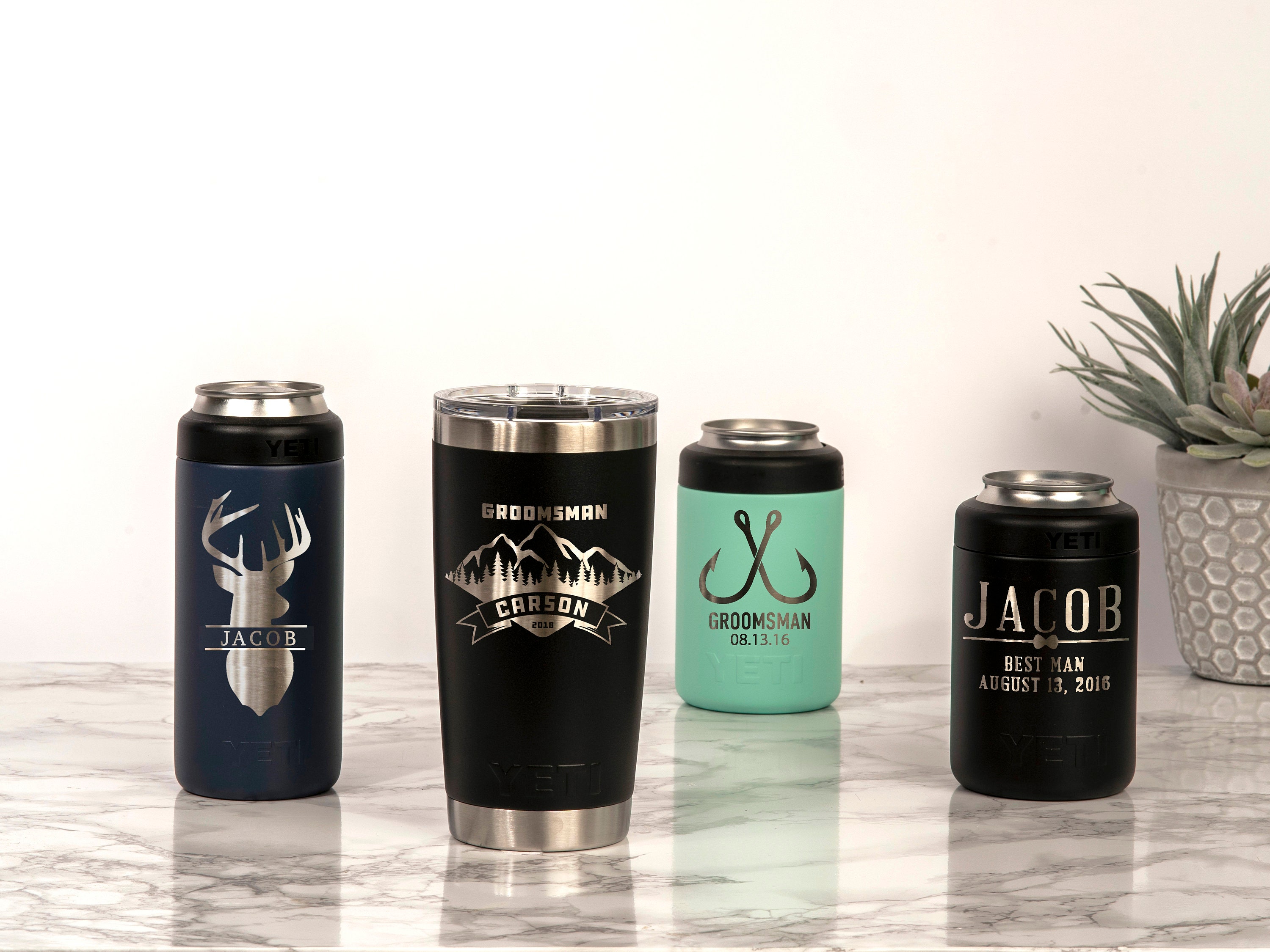 Personalized Engraved YETI® Colster or Polar Camel Can Groomsmen Best Man  Bridesmaid Gift Wedding Party Favor Keepsake Father of the ML4L