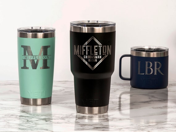 30 Oz-laser Engraved Personalized on a Yeti Tumbler, Custom Yeti