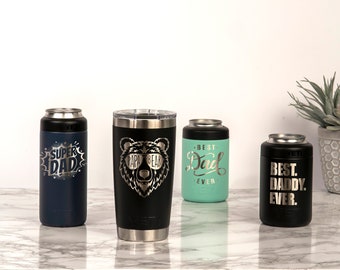 Grandpa Personalized YETI tumbler with Lid / Laser Engraved YETI travel mug with Lid for Papa / Custom Cup for Pop