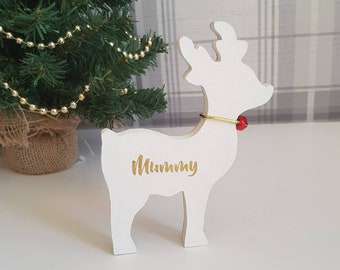 wooden reindeer reindeers personalised reindeer christmas ornaments family christmas reindeers mantle ornaments - Wooden Deer Christmas Decorations wooden reindeer reindeers personalised reindeer christmas ornaments family christmas reindeers mantle ornaments - Wooden Deer Christmas Decorations