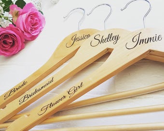 Wedding Hanger Stickers - Dress Hanger Decal - Clothes Hanger - Personalised Wedding Stickers - Personalised Stickers - Vinyl Transfer