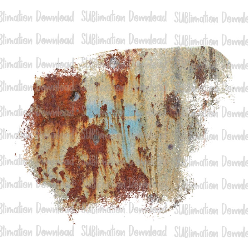 Rusty Galvanized Metal Bundle Distressed Shabby Rustic Antique ...