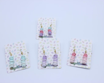 Pastel Macaron Stack Earrings