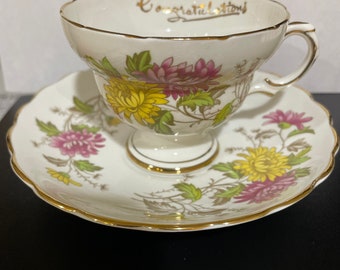 Assorted Vintage Teacups and Saucers Lefton, Rosina, Royal Standard And Royal Grafton