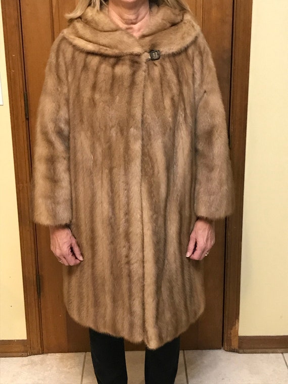 Vintage Fur Women s Mink Coat Minerva Collection Etsy