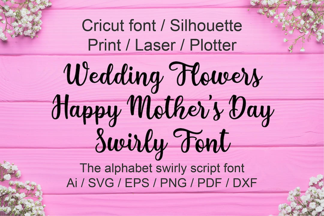 Swirly Font Alphabet Friends Letters and Numbers Alphabet DIGITAL ...
