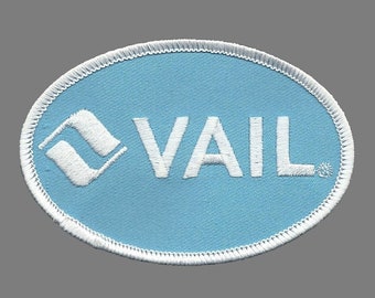 Vail Colorado Patch – CO Patch – Colorado Souvenir – Travel Patch – Iron On – Applique Ski Resort Ski Patch Oval 3.5"