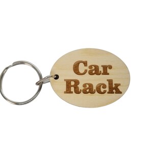 Car Rack Wood Keychain Key Ring Keychain Gift Key Chain Key Tag Key ...